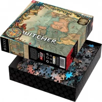 2. Good Loot Gaming Puzzle: The Witcher 3 The Northern Kingdoms (1000 elementów)